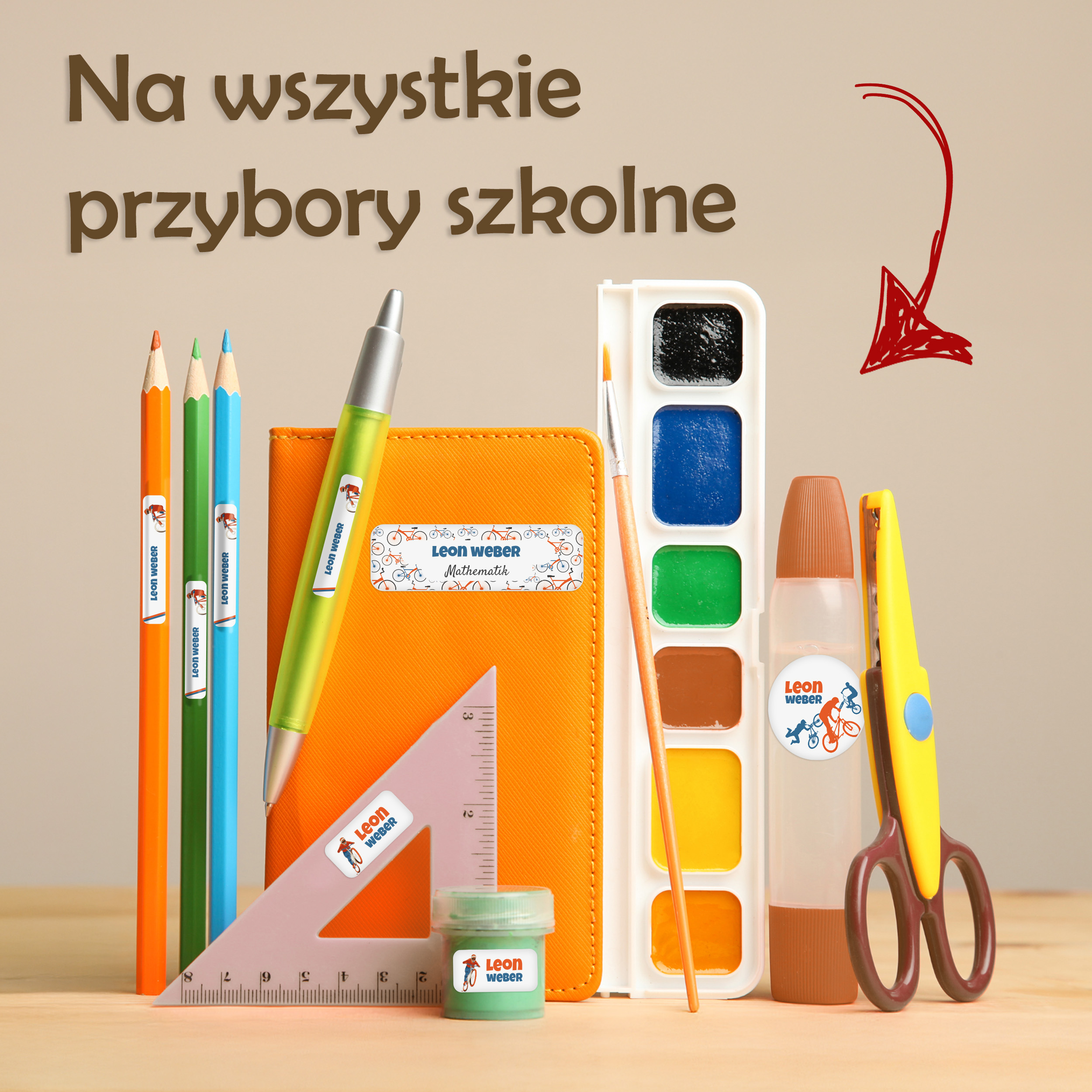 Naklejki imienne – zdjęcie 5