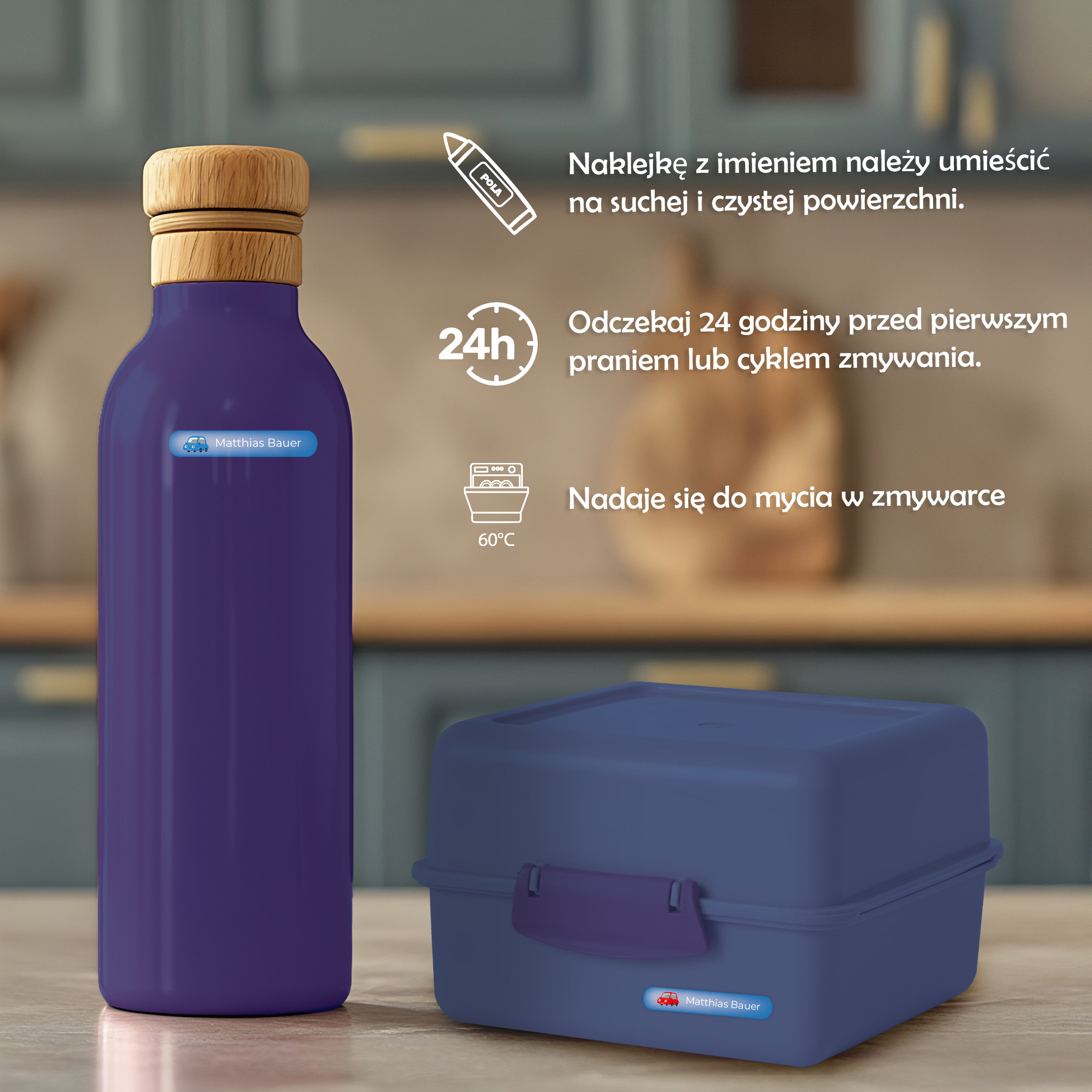 Naklejki imienne – zdjęcie 4