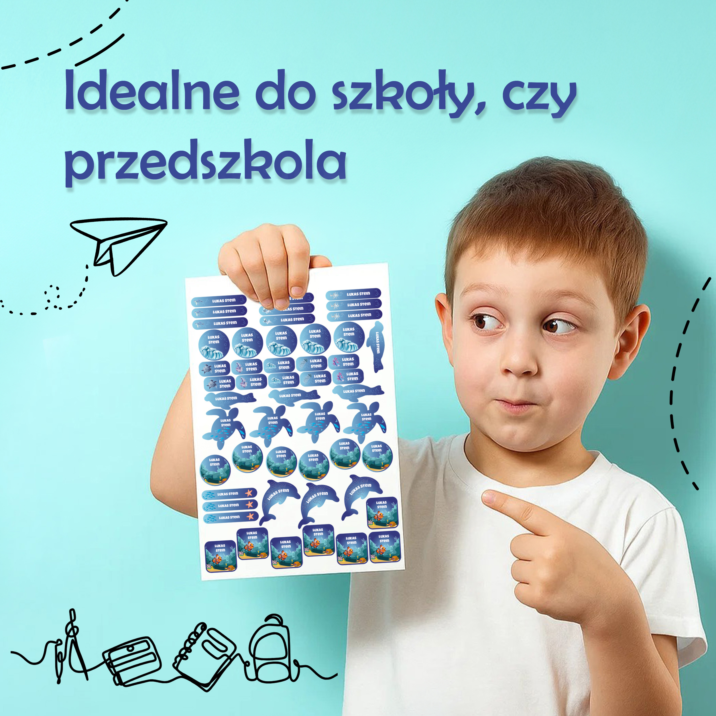 Naklejki imienne – zdjęcie 3