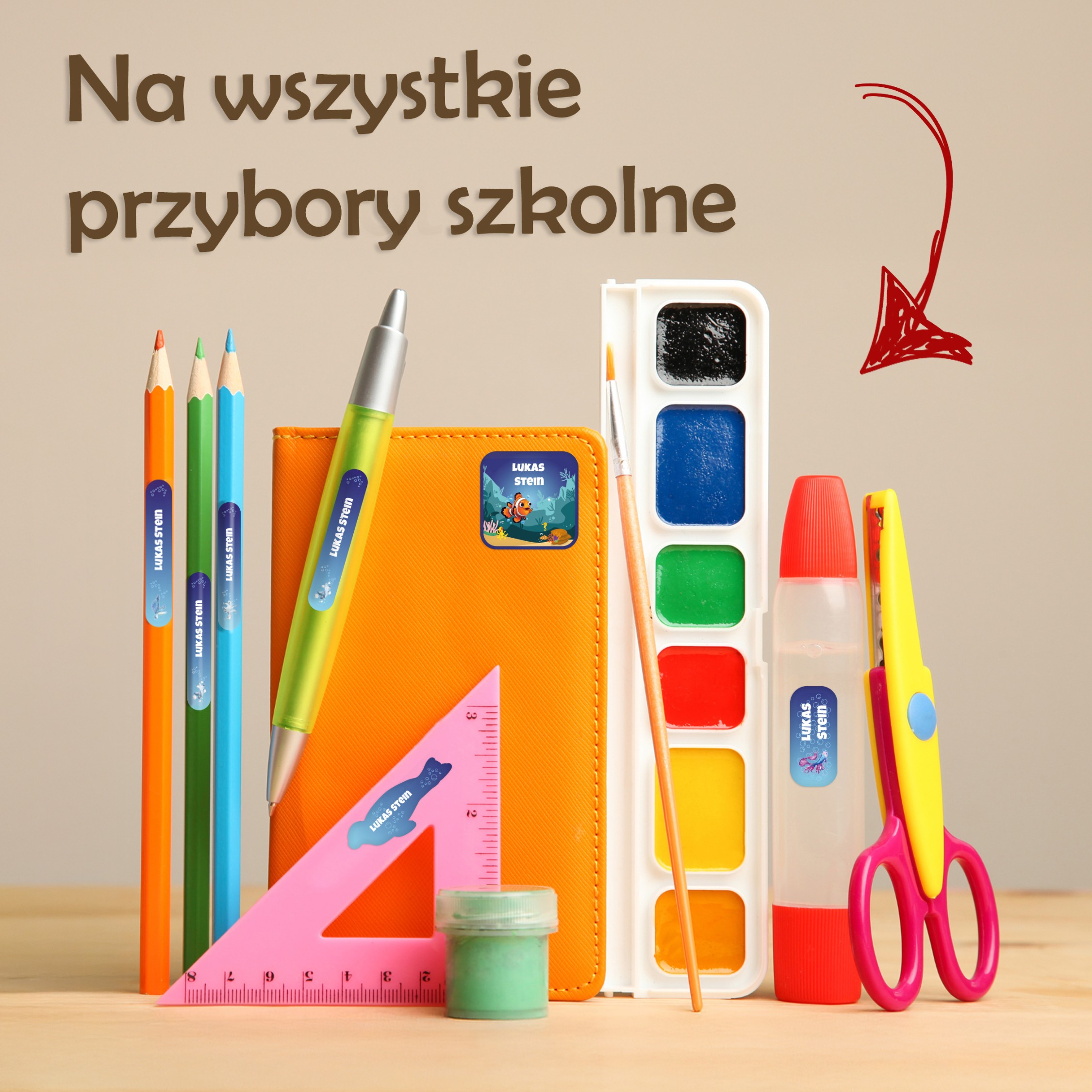 Naklejki imienne – zdjęcie 5
