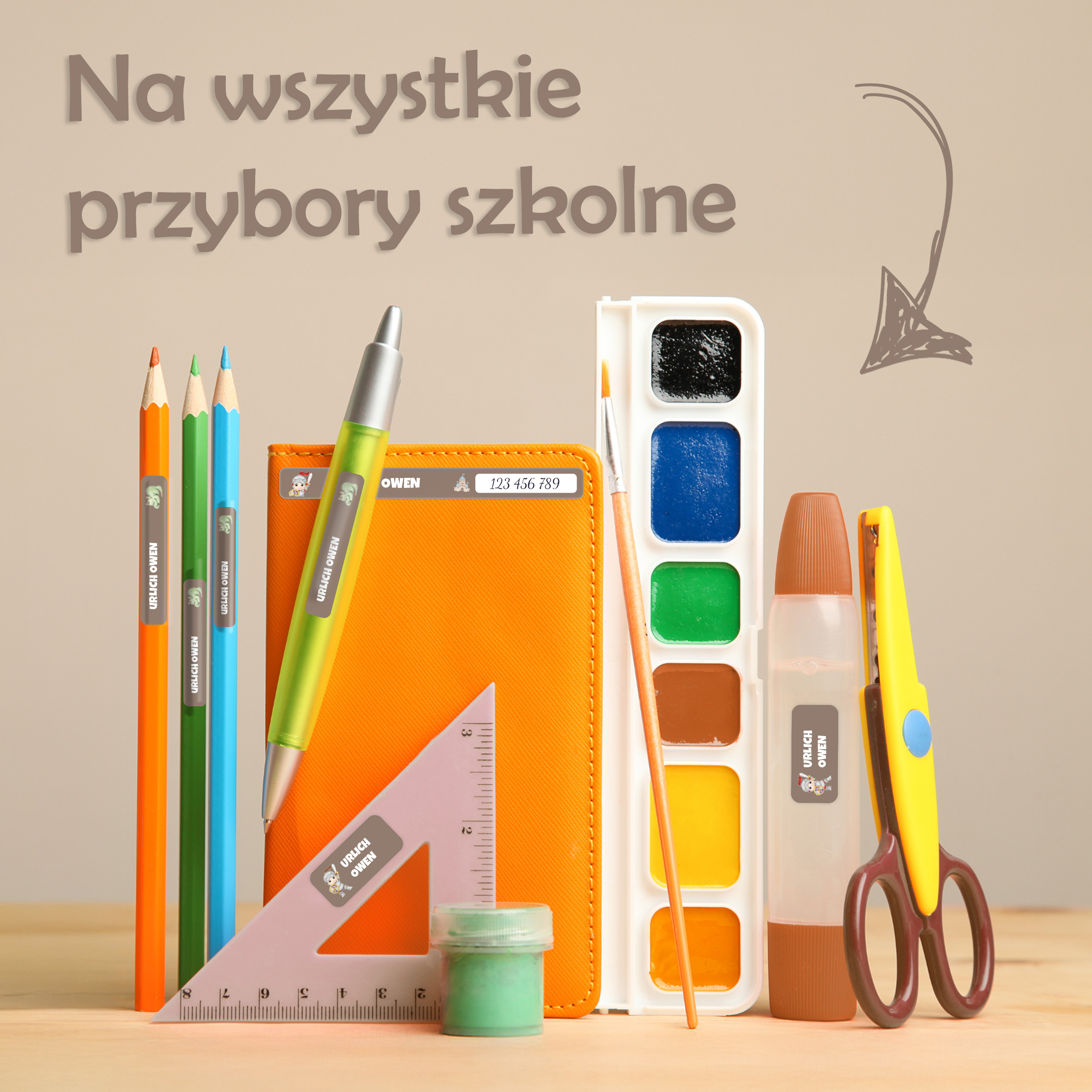 Naklejki imienne – zdjęcie 5