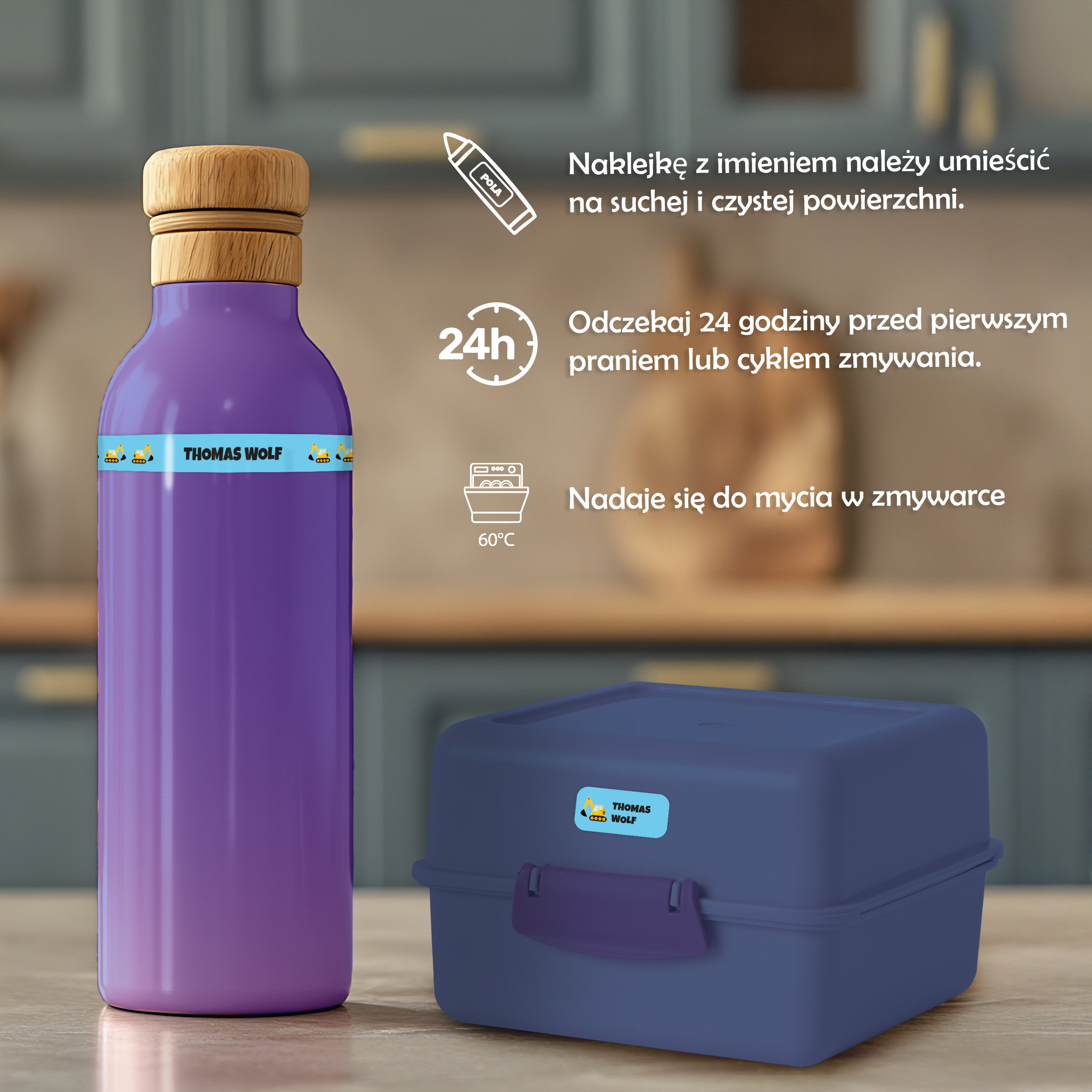 Naklejki imienne – zdjęcie 4