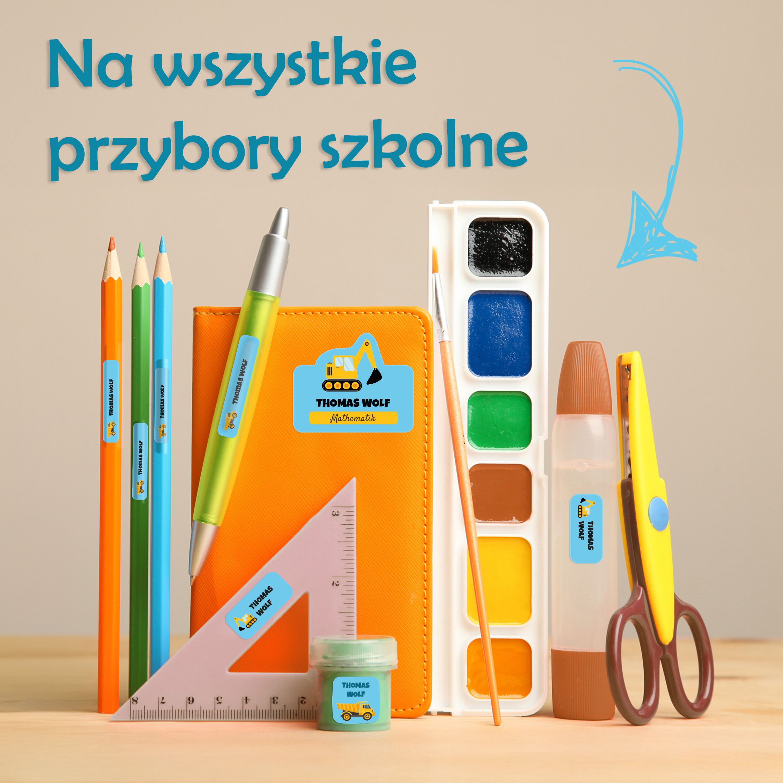 Naklejki imienne – zdjęcie 5