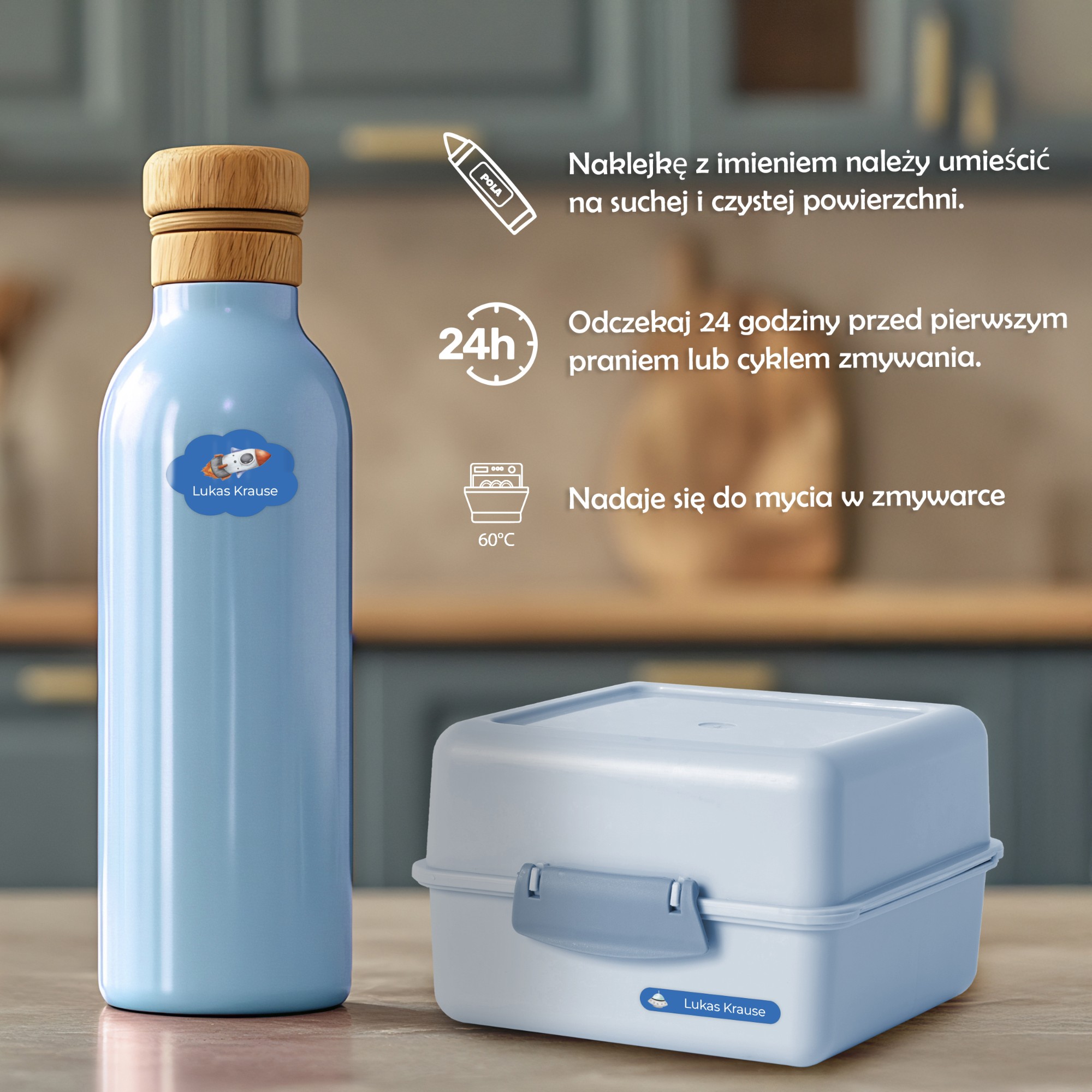 Naklejki imienne – zdjęcie 4