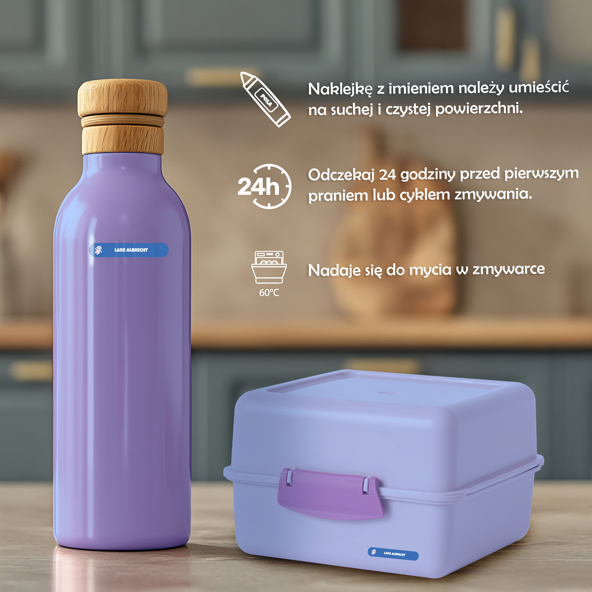 Naklejki imienne – zdjęcie 4