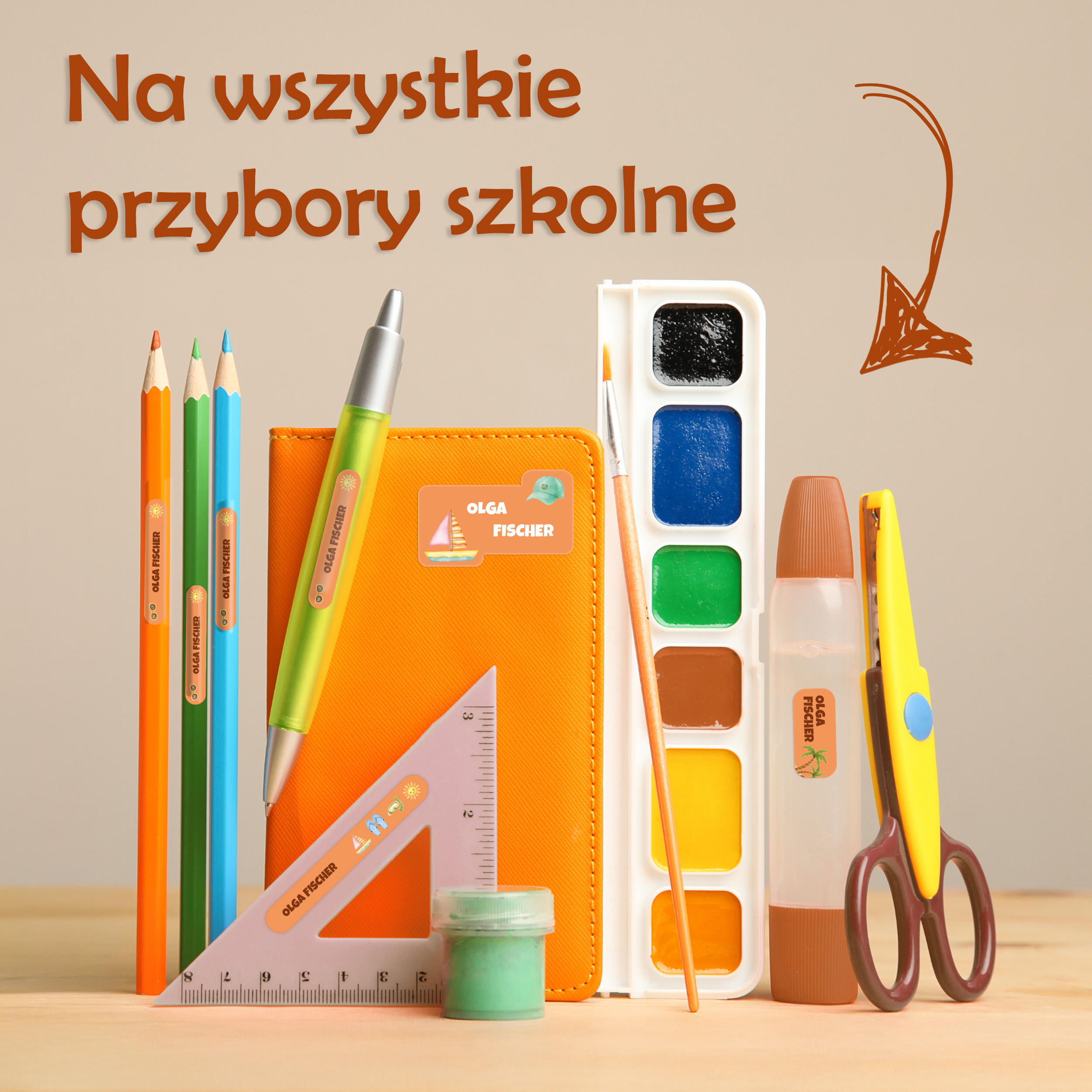 Naklejki imienne – zdjęcie 5