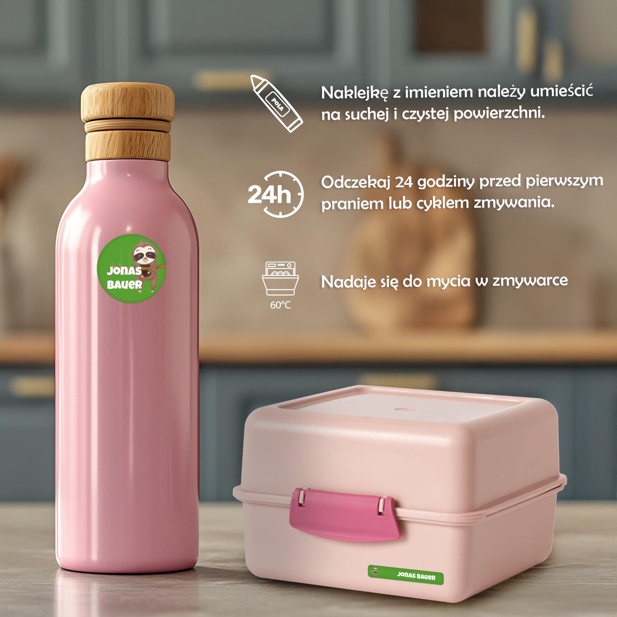 Naklejki imienne – zdjęcie 4