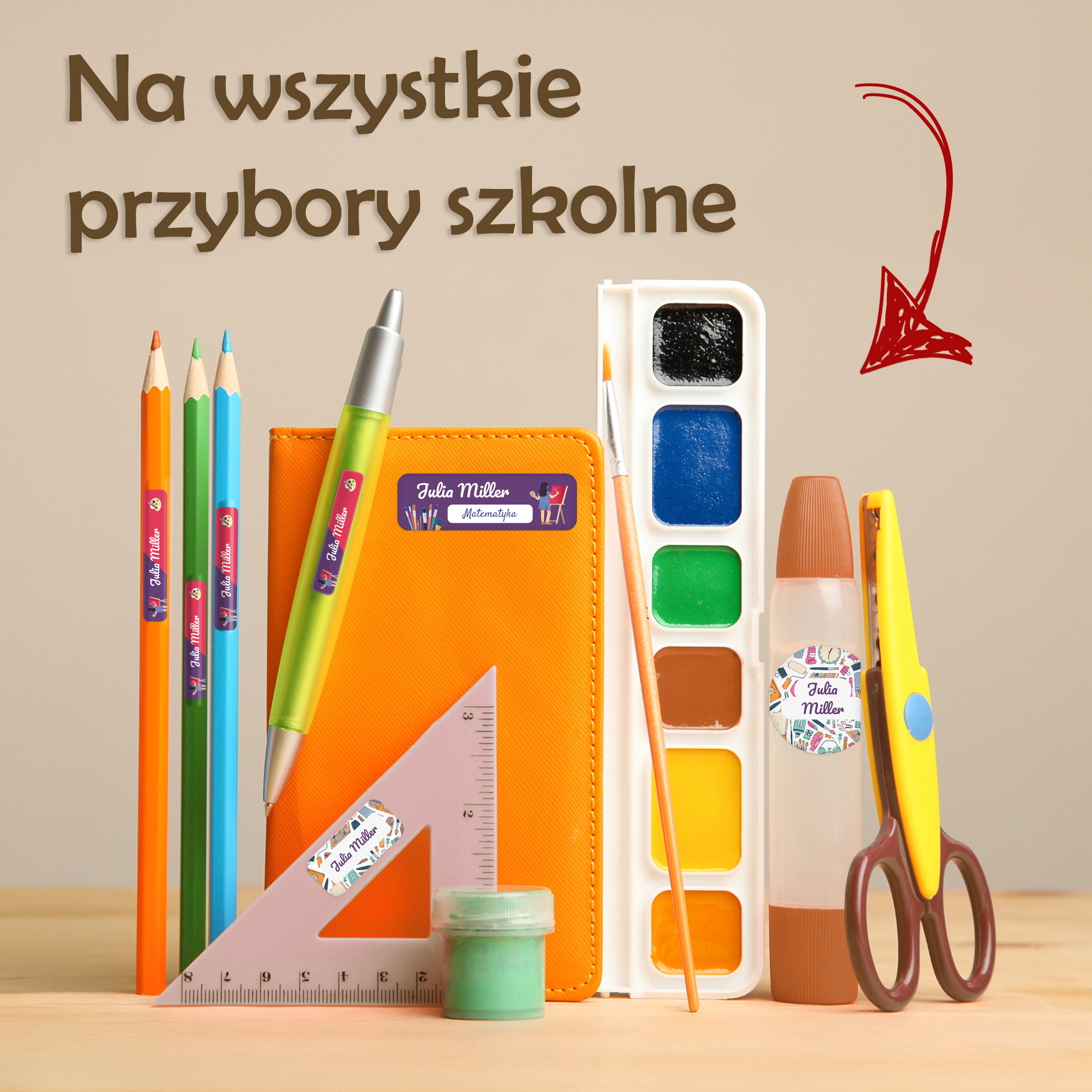 Naklejki imienne – zdjęcie 5