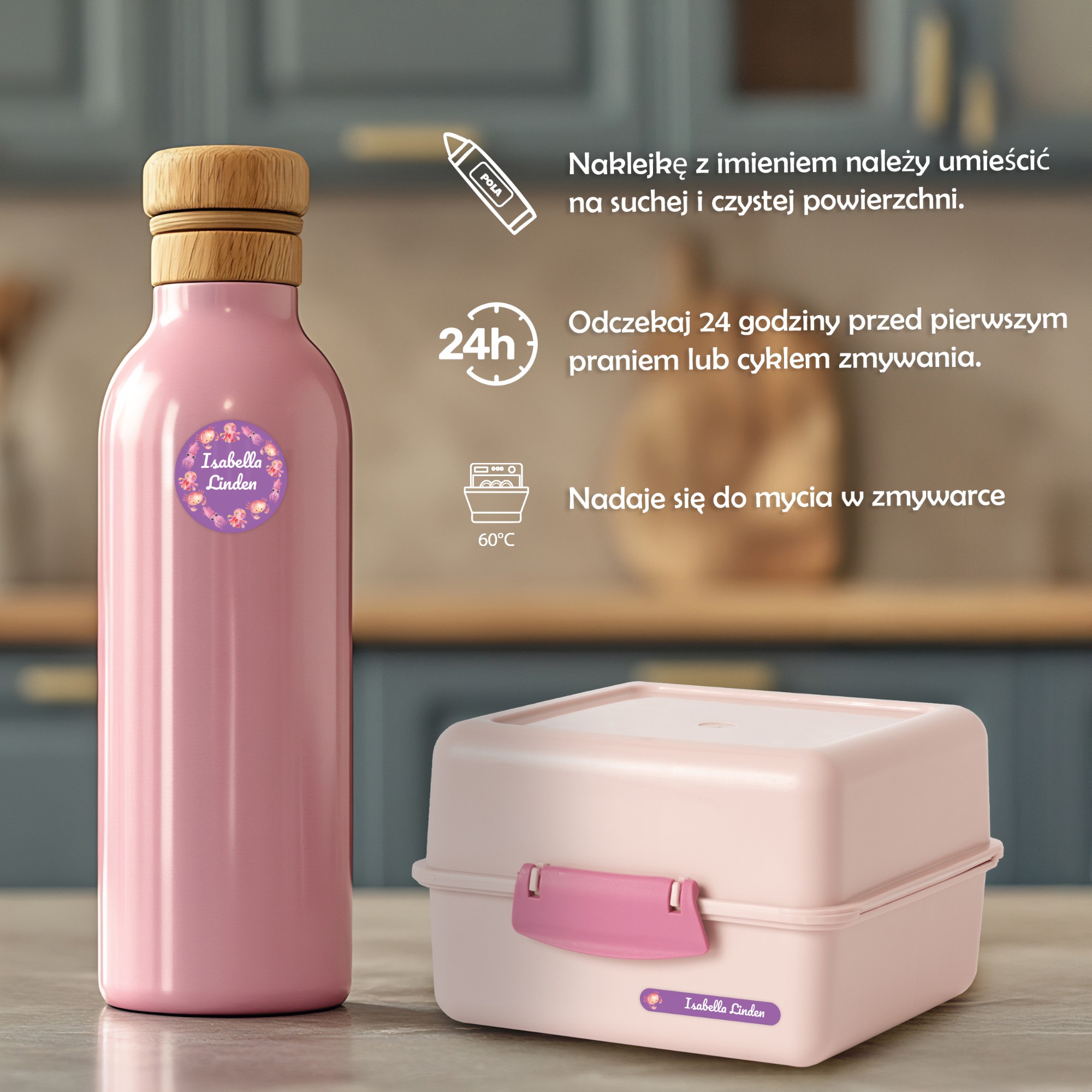 Naklejki imienne – zdjęcie 4