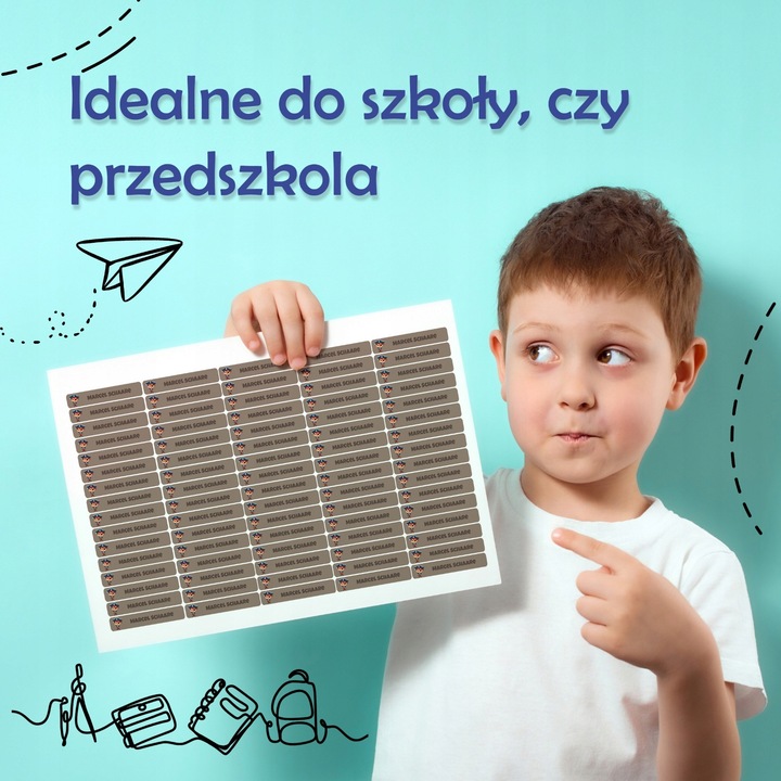 Naklejki imienne – zdjęcie 3