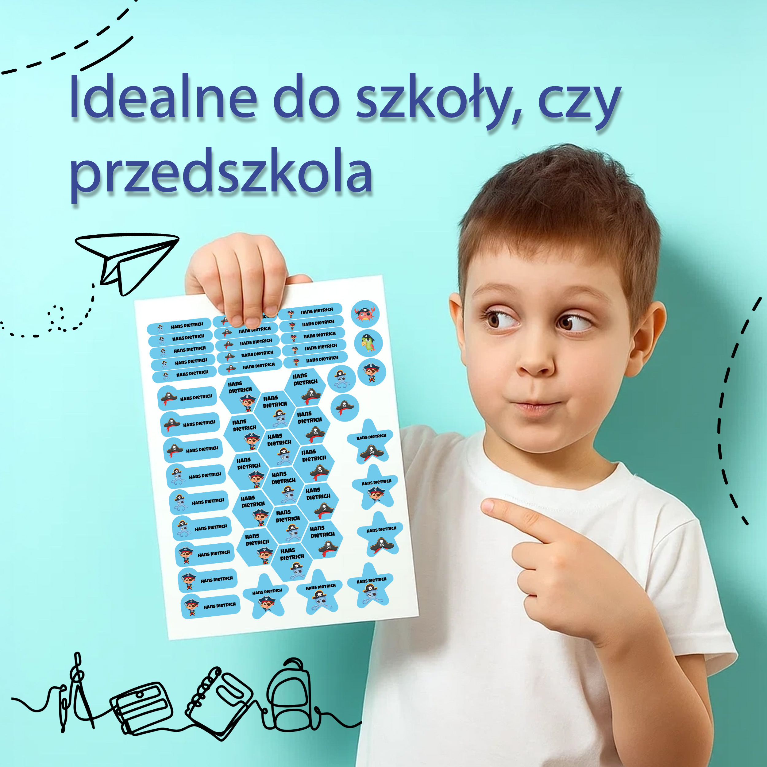 Naklejki imienne – zdjęcie 3