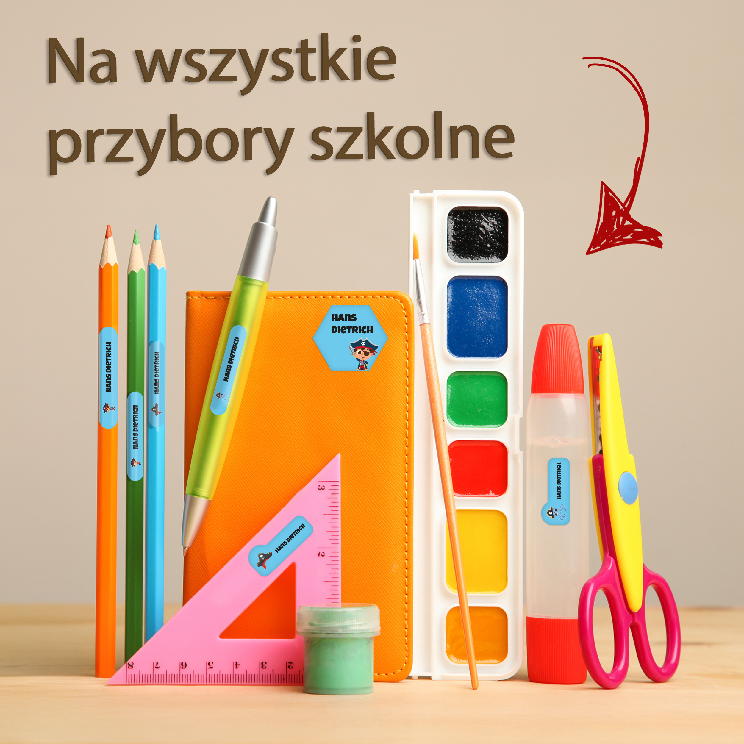 Naklejki imienne – zdjęcie 5