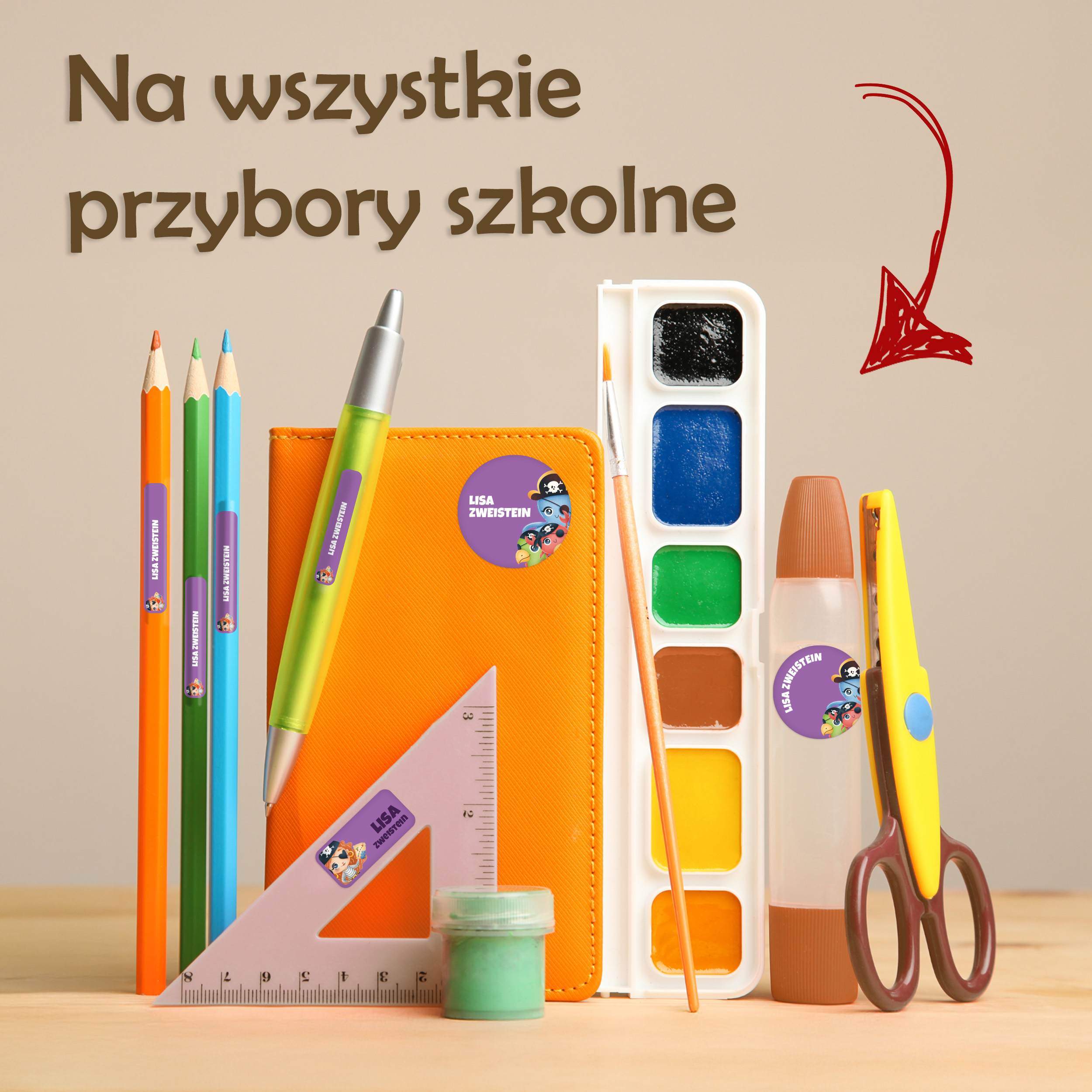 Naklejki imienne – zdjęcie 5