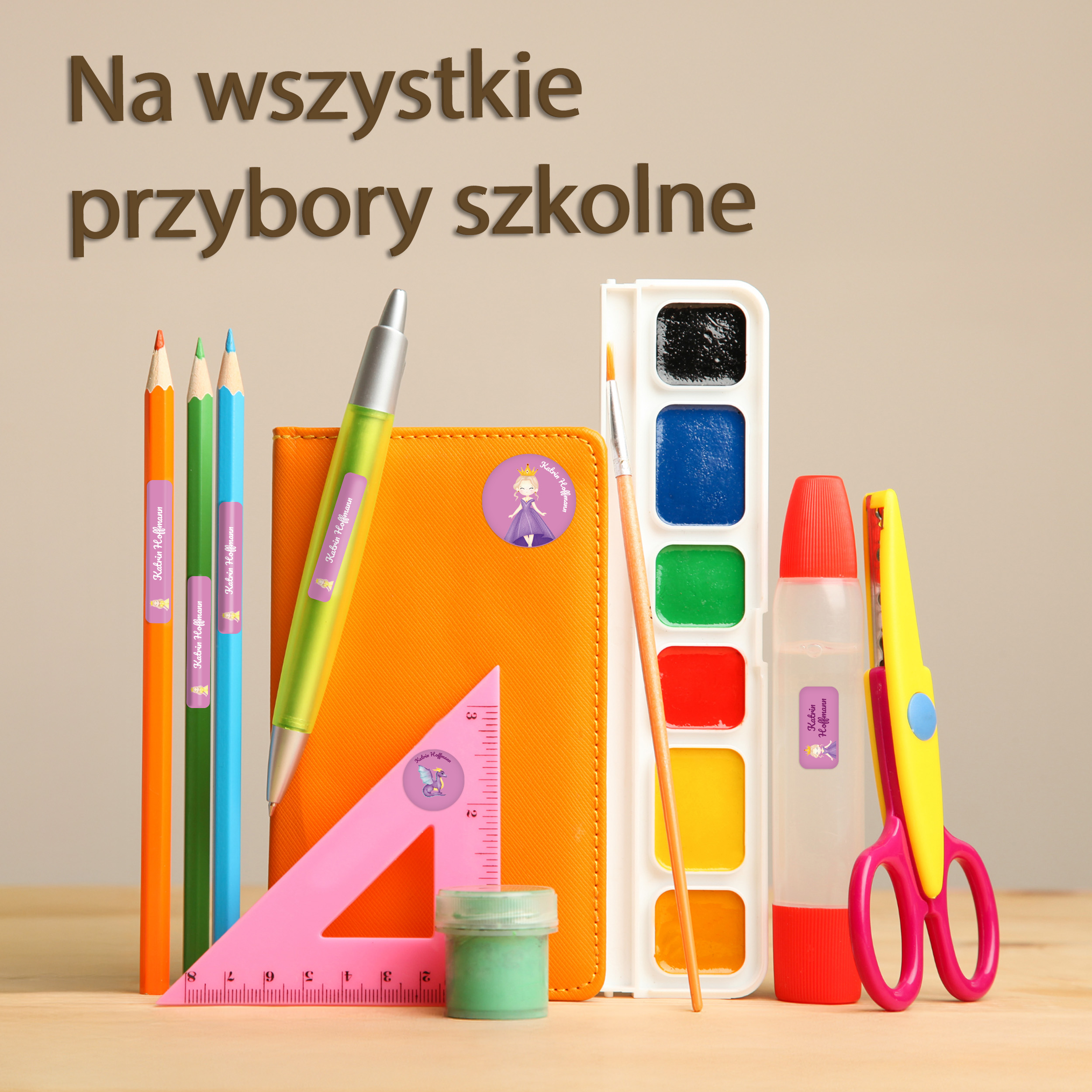 Naklejki imienne – zdjęcie 5