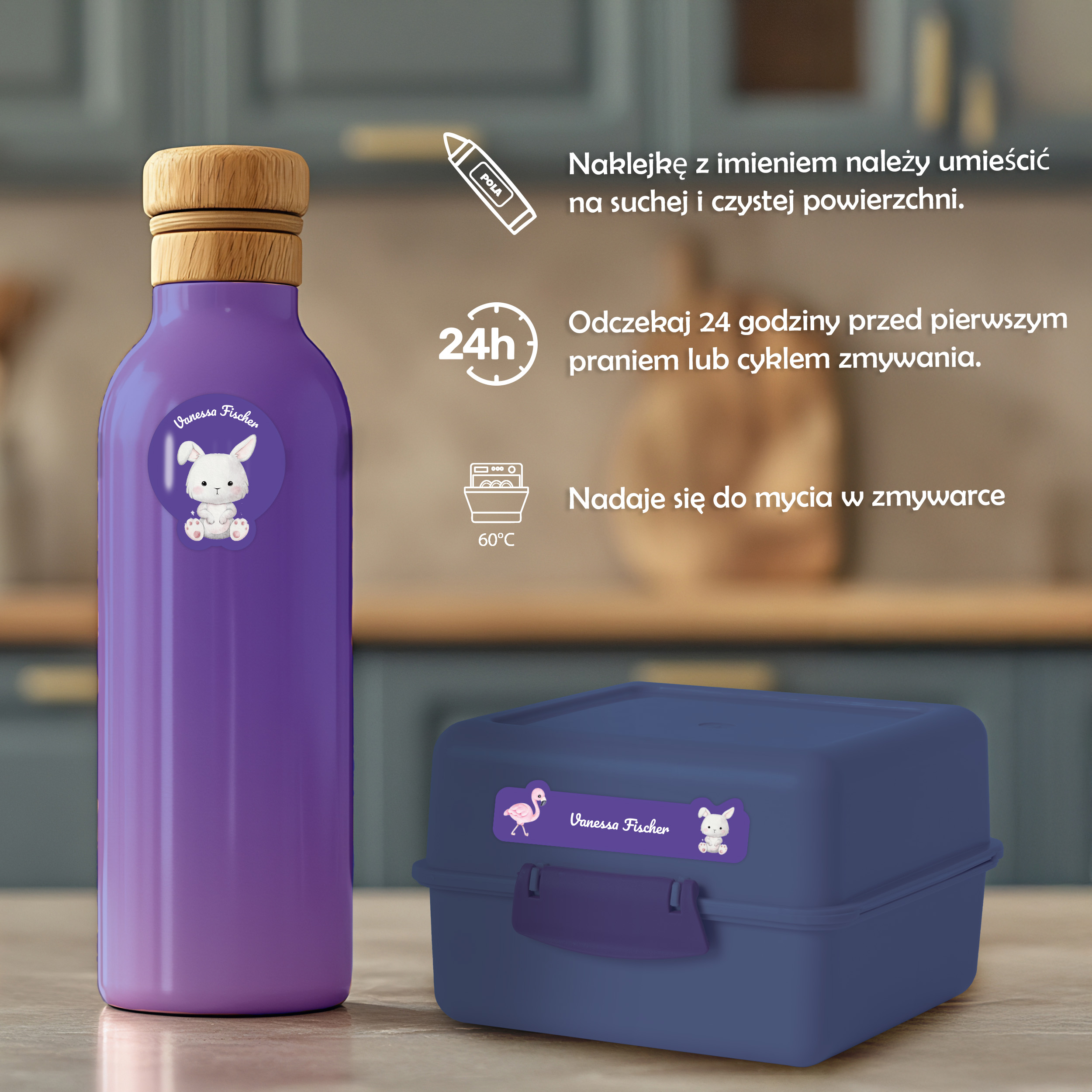 Naklejki imienne – zdjęcie 4