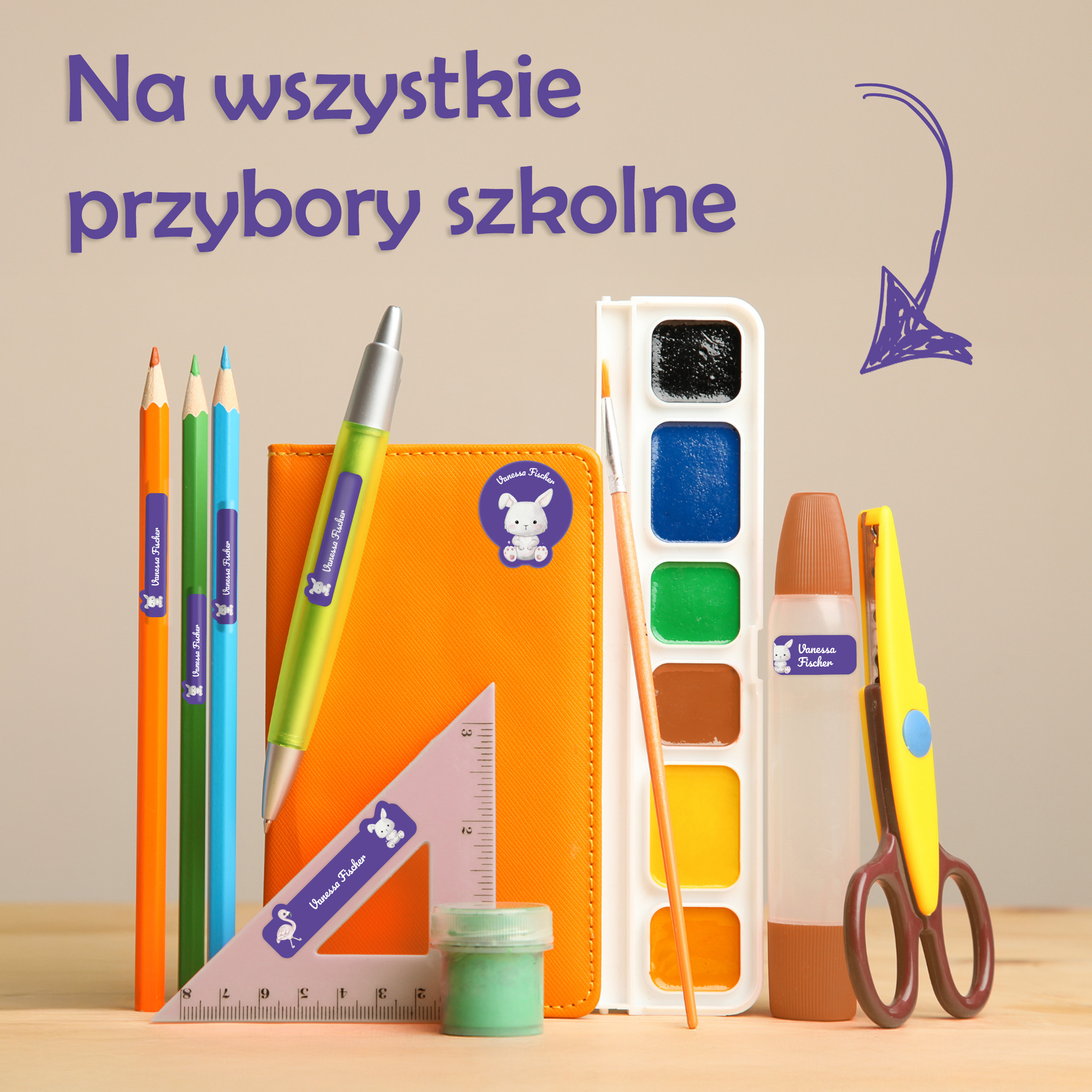 Naklejki imienne – zdjęcie 5