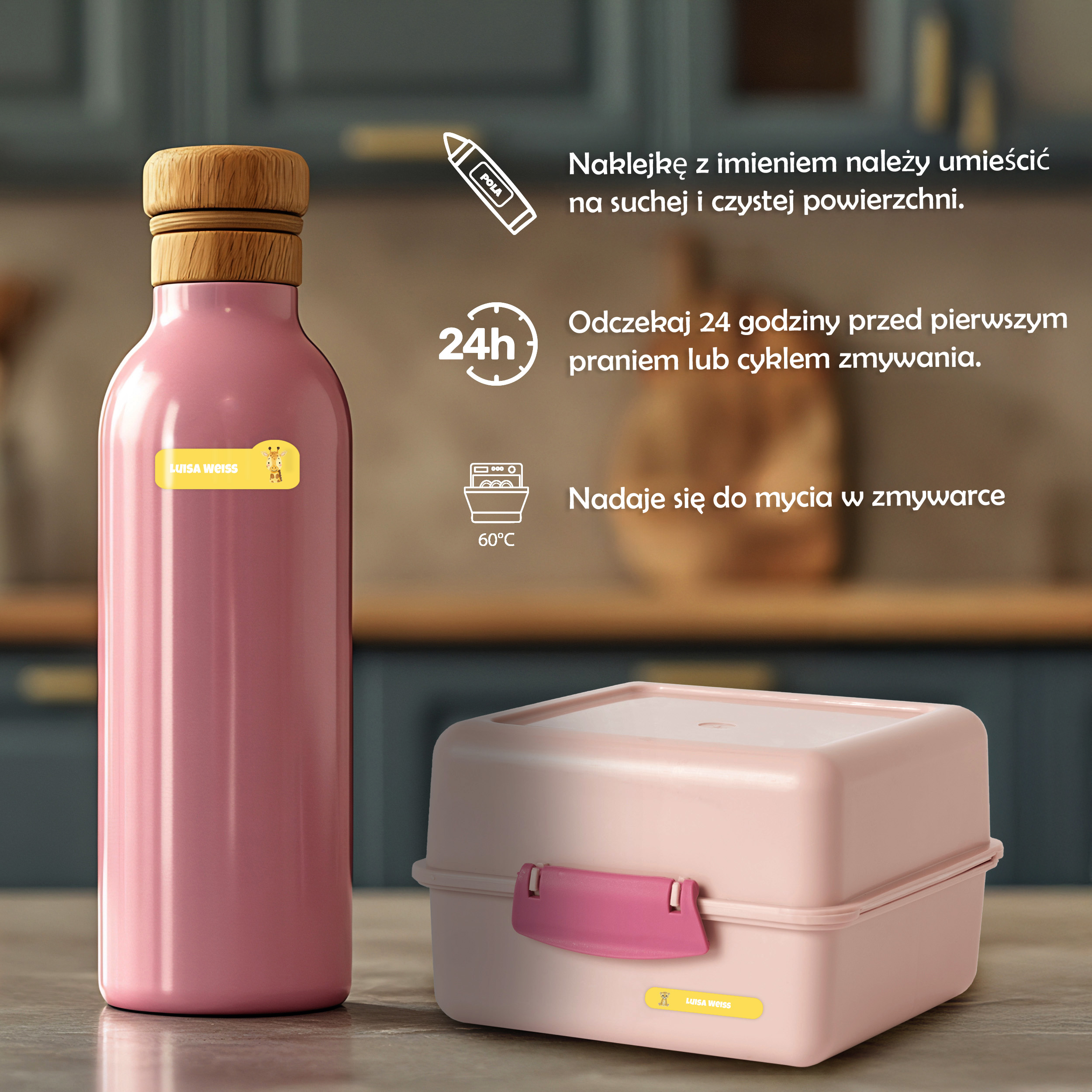 Naklejki imienne – zdjęcie 4