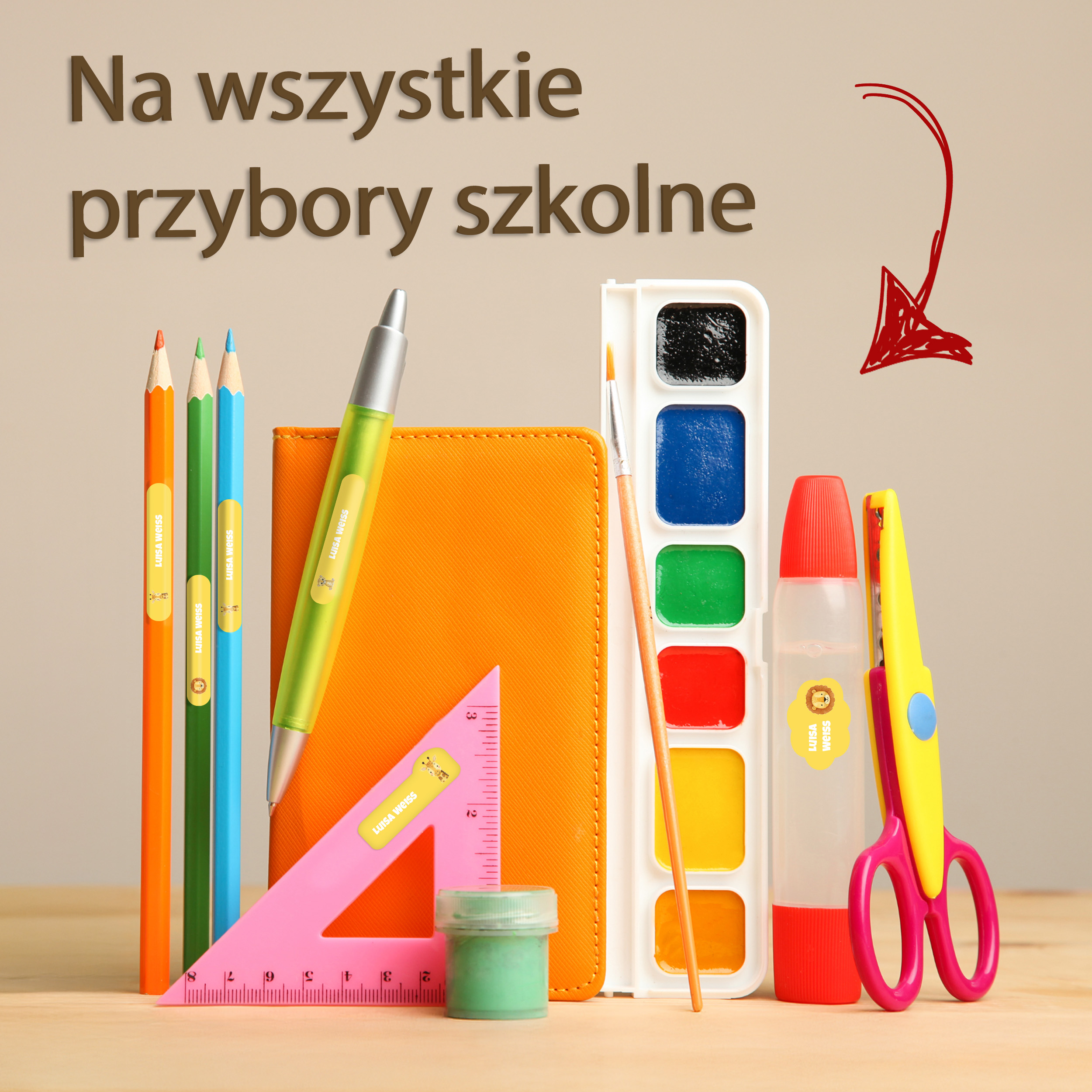 Naklejki imienne – zdjęcie 5