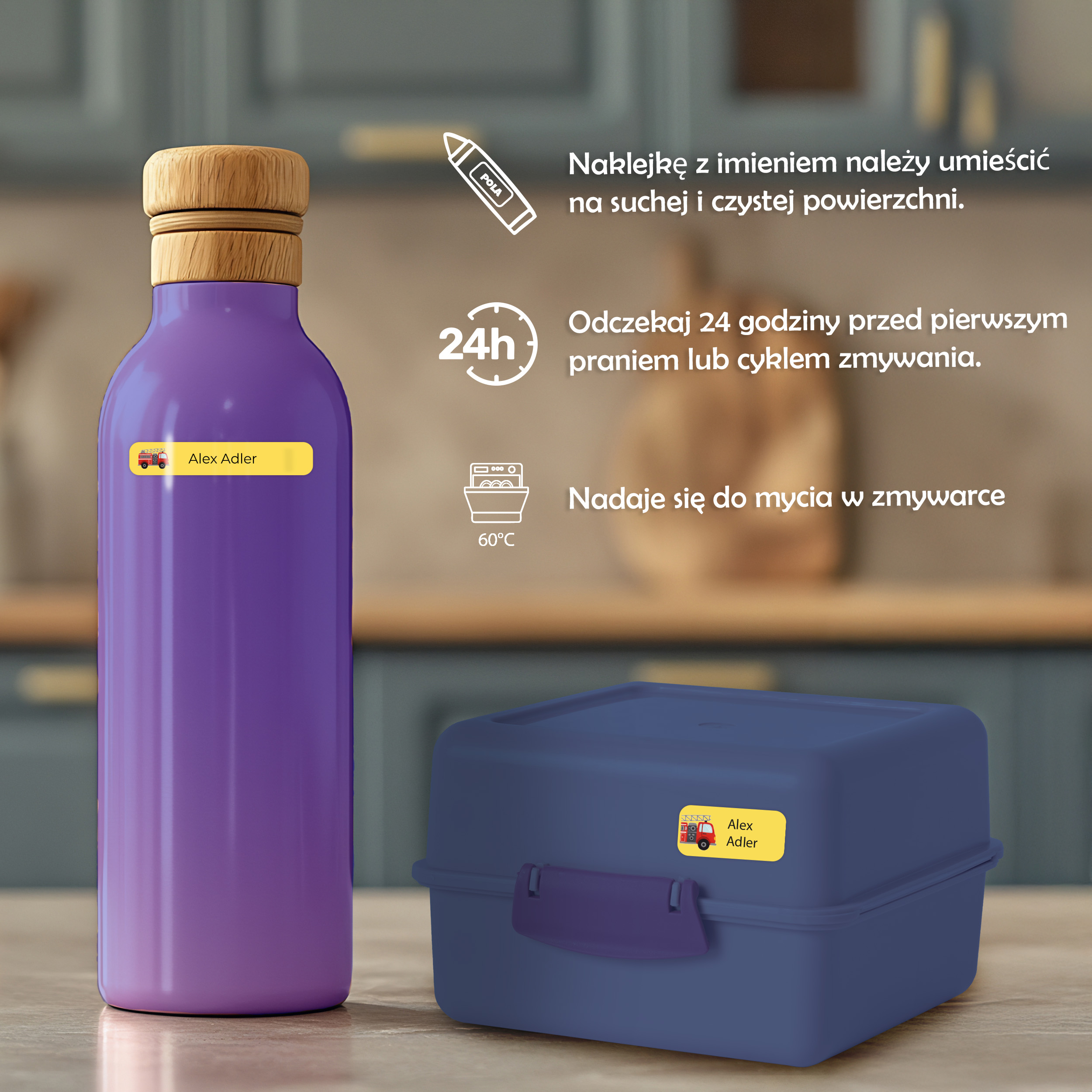 Naklejki imienne – zdjęcie 4