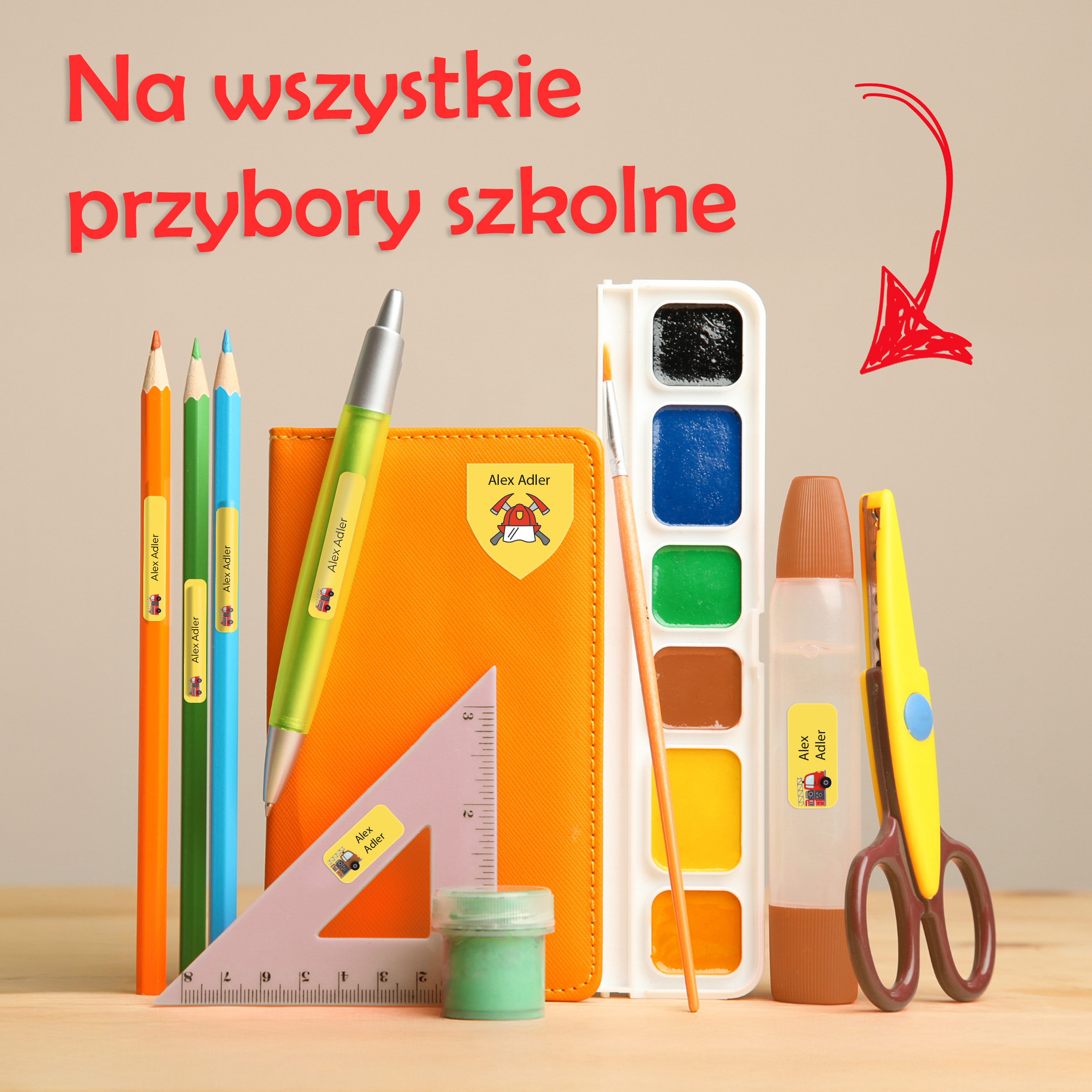 Naklejki imienne – zdjęcie 5