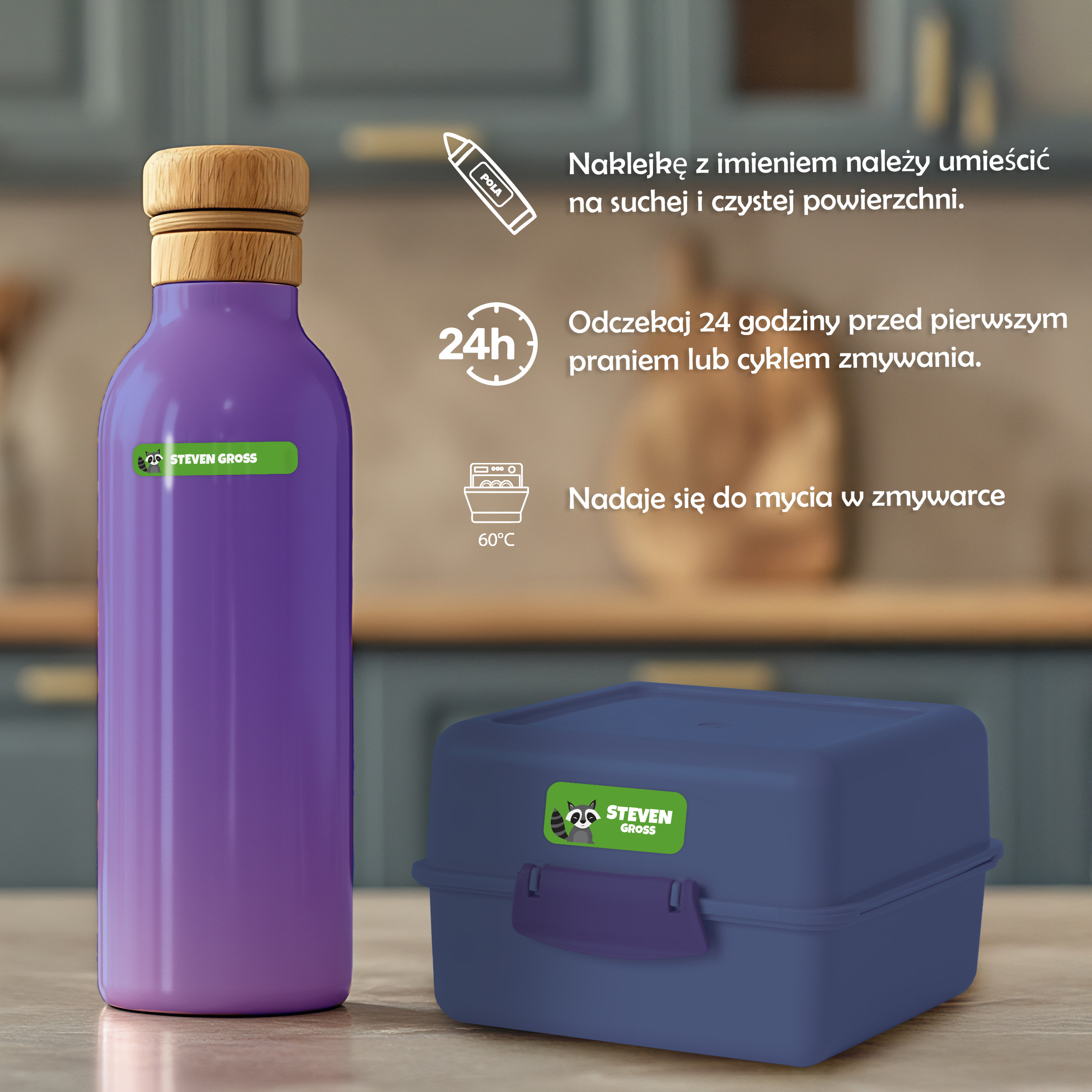 Naklejki imienne – zdjęcie 4