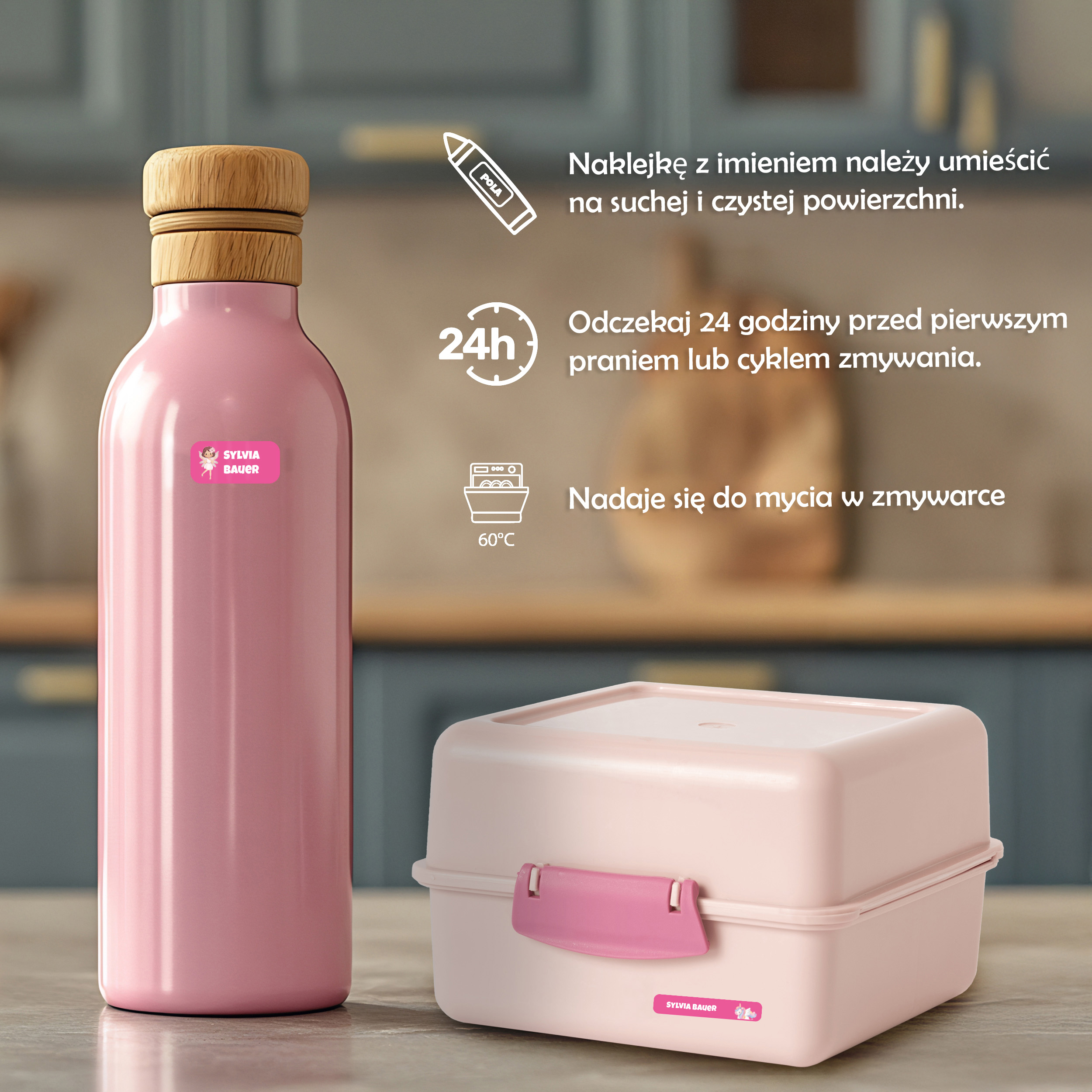 Naklejki imienne – zdjęcie 4