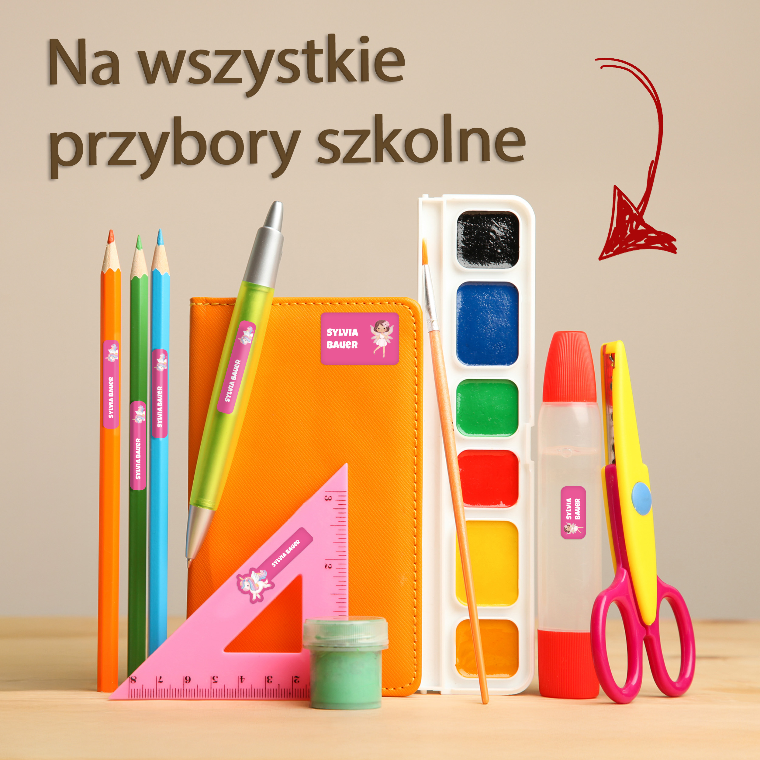 Naklejki imienne – zdjęcie 5