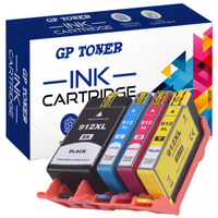 4 Tinten für HP 912 XL OFFICEJET PRO 8010 8013 8020 8023 8024 – GP-H912XL CMYK