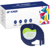 Taśma do Dymo LetraTag 59421 12mm x 4m Biała Papier - zamiennik GP-DY59421