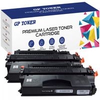 2x Tonerkartusche Ersatz für HP CE505X/CF280X HP Laserjet Pro P2050 Serie P2053D P2053DN P2053X P2053 Serie GP-H505/280X x2 SET