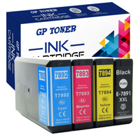 Zestaw 4x Tusze zamiennik do Epson Epson WF-5110DW WorkForce Pro Zestaw GP-E7895CMYK