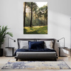 Obraz na płótnie Las Drzewa Słońce Natura 40x80 cm