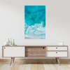 Obraz na płótnie Brzeg Szalona Woda Fale 80x120 cm