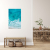 Obraz na płótnie Brzeg Szalona Woda Fale 80x120 cm