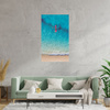 Obraz na płótnie Kajak Plaża Ludzie Odpoczynek 80x120 cm