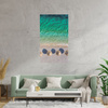 Obraz na płótnie Plaża Odpoczynek Wakacje Woda Fale 80x120 cm