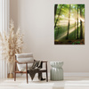 Obraz na płótnie Słońce w Lesie Drzewa Natura 50x70 cm