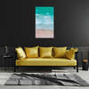 Obraz na płótnie Woda Piana Fale Morze Przyroda 80x120 cm