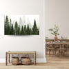 Obraz na płótnie Deszczowy Las Natura Drzewa 80x40 cm