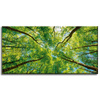 Obraz na płótnie Drzewa Liście Natura Las Wiosna 80x40 cm