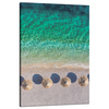 Obraz na płótnie Plaża Odpoczynek Wakacje Woda Fale 80x120 cm