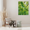 Obraz na płótnie Drzewa Liście Natura Las Wiosna 50x70 cm