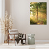Obraz na płótnie Światło Słońca Las Ścieżka Natura 40x80 cm