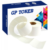 Samoprzylepna etykieta na rolce, etykiety termiczne 50x30mm 1500 szt MP-RL-P2121-BK/WT