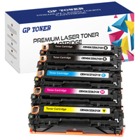 Zestaw 5x Toner zamiennik do HP Color LaserJet  CP1215 CP1515N CP1518NI CM1312 CP1525N CM1415FN CM1410 M251N M276N- GP-H545/325/215CMYKK