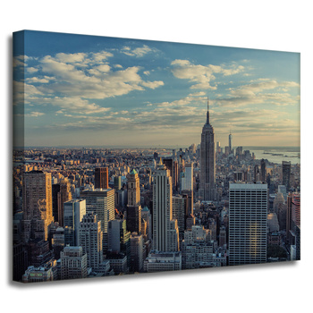 Obraz na płótnie Architektura zachód słońca Manhattan 40X30 cm
