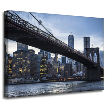 Obraz na płótnie Architektura Manhattan 40X30 cm