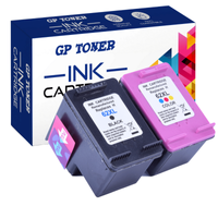 2x Tusze do HP 62XL OfficeJet 5740 5742 5745 8000 8045 - GP-H62XL BK+CMY - Zestaw