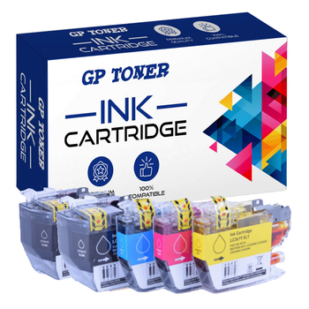 5x Tusze do Brother LC3619XL MFC-J2330dw J3530dw J3930dw - GP-B3619XL CMYKK - Zestaw