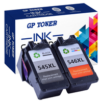 2x Tusz do Canon PG-545XL CL-546XL Pixma iP2850 MG2450 MG2550 MG2950 - zamiennik GP-C545XL+C546XL Zestaw